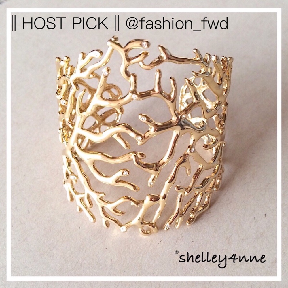 Coral Branch Cuff